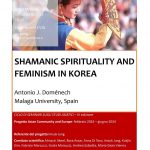 Conferencia “Shamanic Spirituality and Feminism in Korea” por Antonio Doménech